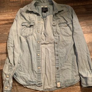 American Eagle  denim shirt